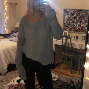 Blue Over-Sized Sweater